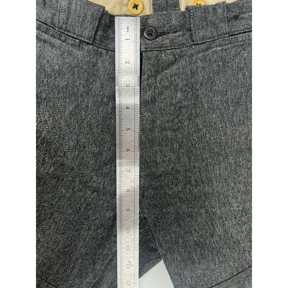 Vintage Polo Ralph Lauren Modern GI Pants Twill Weave Gray Rib Cotton Size 32x32